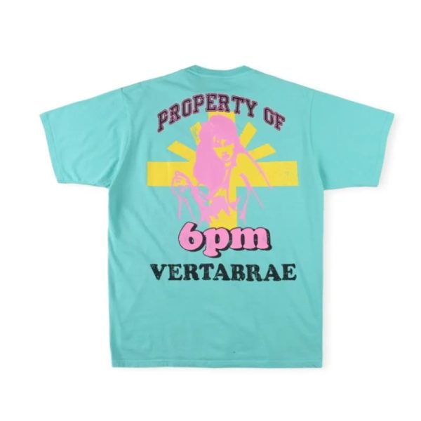 Vertabrae 6pm Yoga T-shirt Dark Color