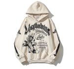 Vertabrae Cream Clolor Hoodie