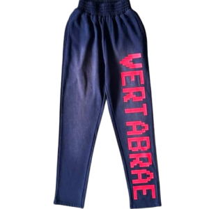 Vertabrae Navy Blue with Red Logo Sweatpant