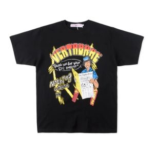 Vertabrae Nothing Without it Fire T-shirt Black