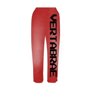 Vertabrae Red with Black Logo Sweatpant