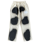 Vertabrae White with Black Printed Pant